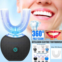 Intelligent Automatic Electric Toothbrush Brush Whitening Blue Light USB Charging